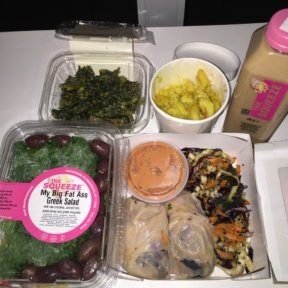 Gluten-free vegan food from The Squeeze